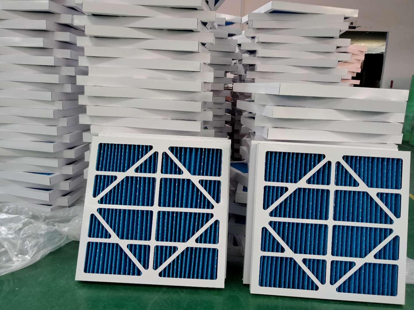 Filtro de aire de panel de cartón para unidad de acondicionamiento de aire