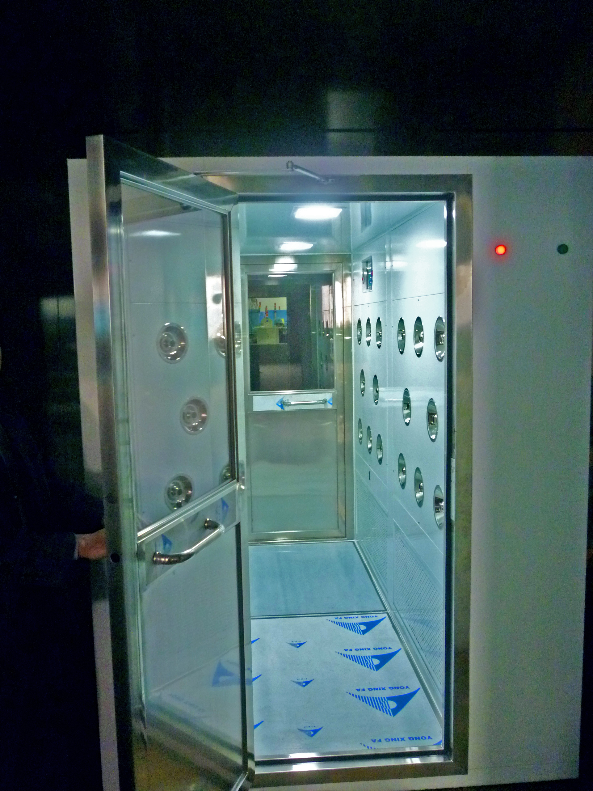 Ducha de aire automática para salas limpias sin polvo