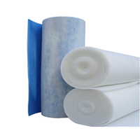 Medios de filtro de poliéster azul y blanco/medios de filtro de preeficiencia